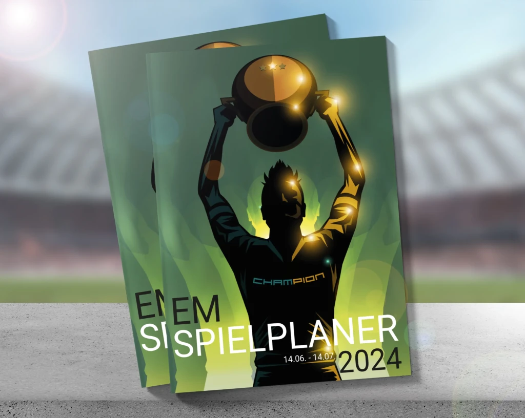 Champion Edition ︎ EM-Broschüre 2024 mit Ihrem Logo
